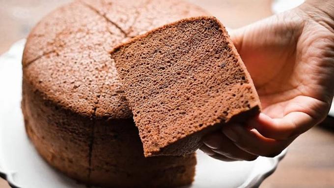 Richtig Schokolade Keks gebacken. Fotos - Yandex. Bilder