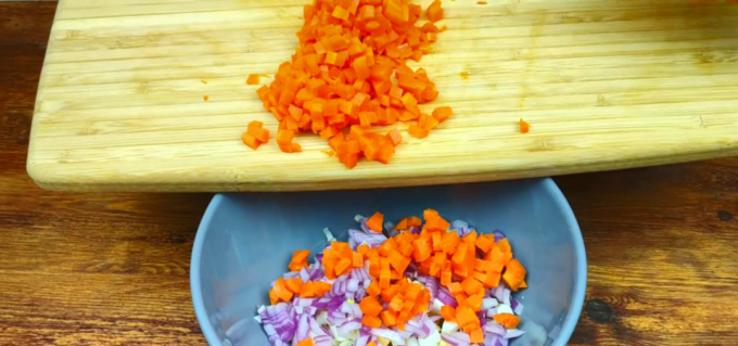Salat mit Karotten