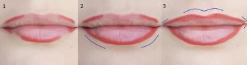 Wie man optisch vergrößert die Lippen im Alter von 50-55 Jahren Make-up: begleiten Schritt für Schritt Fotomodell 30 +