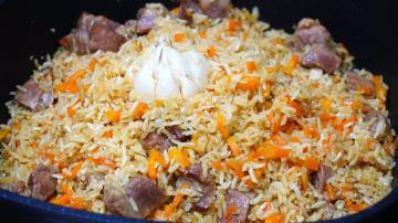 Reis mit Fleisch „Nicht Pilaw“