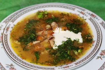 Pilzsuppe mit Sauerkraut. Das Rezept meiner Großmutter