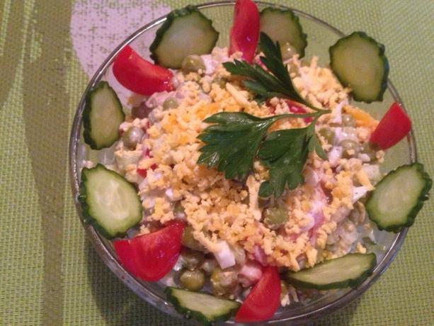 Dies ist eine experimentelle Salat, aber das Experiment ging auf Hurra !!!