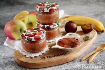 Wunderbare Marmelade in einem Brotbackautomaten für Süßigkeiten