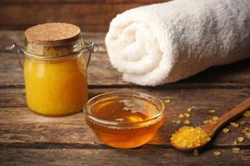 GELENKE Behandlung mit Gelatine und Honig