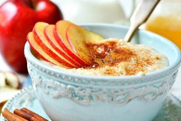 Air New Rezept Reisbrei mit Vanille und Apfel. Versuchen Sie es!