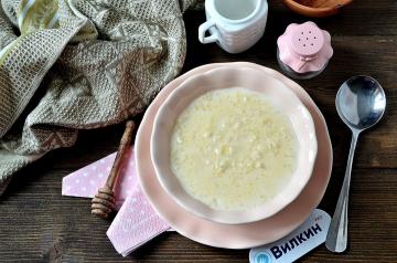 Haferbrei "Freundschaft" in einem Multicooker