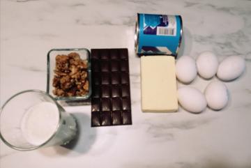 Baiser, Schokolade und orehi- was sonst noch zu sagen? Kuchen Earl Ruinen