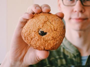 Wie kochen Haferflocken Cookies mit Schokolade und knusprig kroshkoy🍪