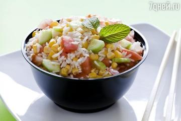 Funky Salat mit Gurken und Mais auf Julia Vysotsky