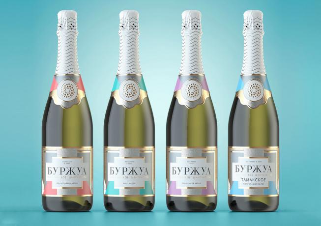 Champagne "Bourgeois" - an zweiter Stelle in der Rangliste Roskontrolya. 